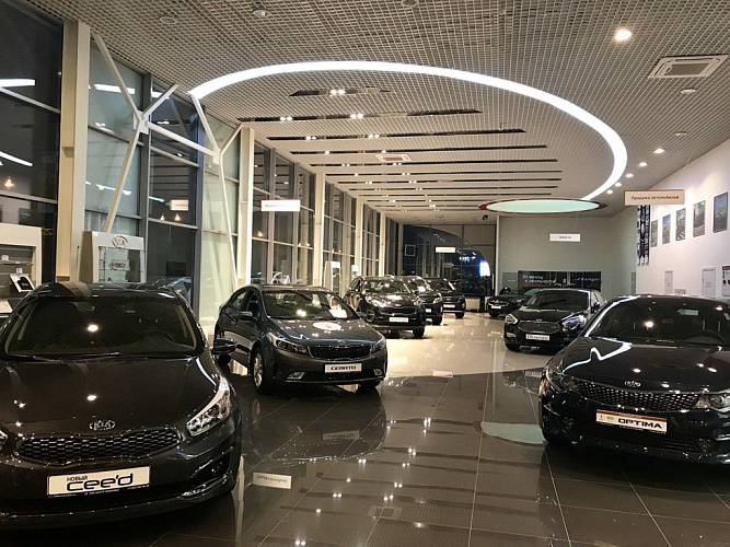 Автосалон KIA - освещение рис.8